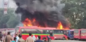 Fire Breaks Out at Anik Bus Depot in Mumbai, Multiple Buses Damaged