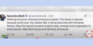 PM Modi Extends Easter Greetings to Everyone