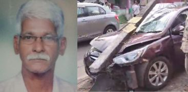 A passer-by died after being hit by a car that went out of control in Thrissur