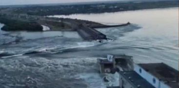 UKRAINE DAM DESTROYED