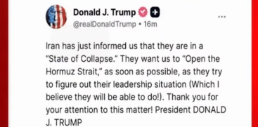 Trump Claims Iran Requested Help to Open Hormuz Strait