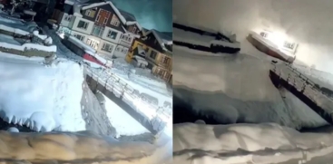 Massive Avalanche Hits Sonamarg Amidst Heavy Snowfall