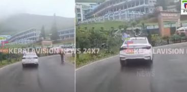 youth rash driving on Mattupetti Road; The visuals are out