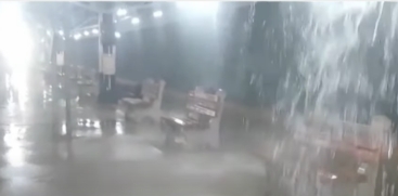 Kasaragod Railway Station Roof Leaks Amid Heavy Rains, Passengers Face Hardship