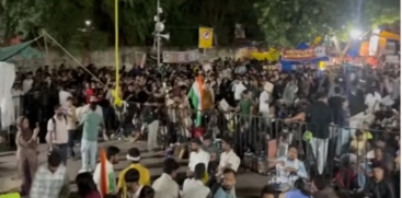  Protesting Students in Delhi