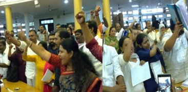 Thiruvananthapuram Corporation Council Clash