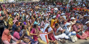 ASHA Workers Protest 