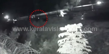 CC TV visuals of Train Fire out
