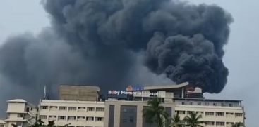 Fire at Baby Memorial Hospital Kozhikode