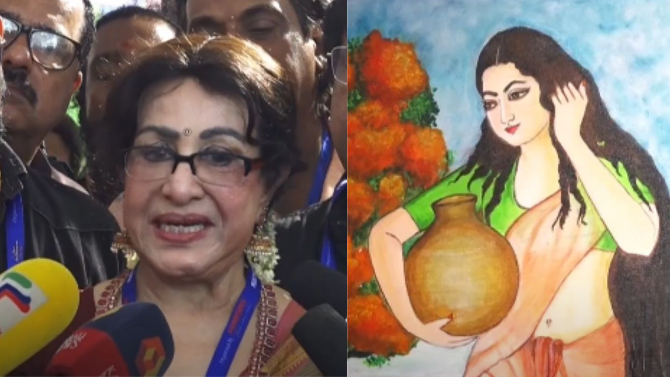  Actress Sheela Shines as a Painter