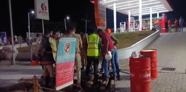 Major Fire Breakout at Thrissur Petrol Pump