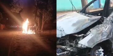 car fire