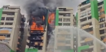 Major Fire Breaks Out in Ghaziabad High-Rise Building