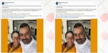  Raghav Lawrence Responds to TVK Speculation