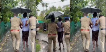 HUSBAND ARRESTED