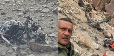 Indian Army Cheetah Helicopter Crashes in Ladakh, 3 Injured