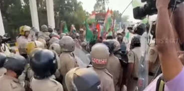 Public Protest at Nattika Toll Plaza