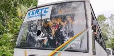 Stones Pelted at KSRTC Priyadarshini Buses in Thiruvananthapuram