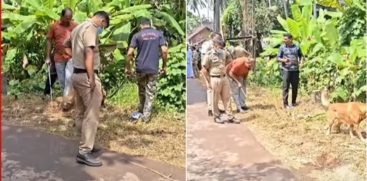 Bomb Blast on Road in Padyam Pathayakunnu