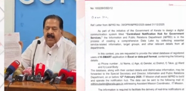  Ramesh Chennithala Alleges CM's Office Collecting Employee Data for Election Propaganda