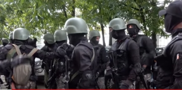 Police Conduct Security Mock Drill