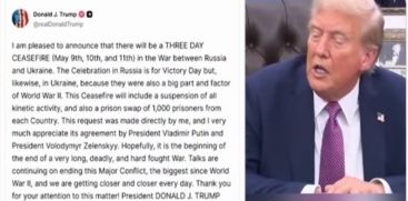 Three-Day Ceasefire Agreed Upon Mediation by Trump