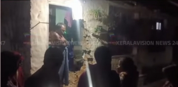 Wild Elephant Attacks House in Valparai