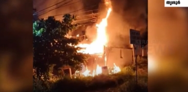 Fire Destroys Flour Mill and Machinery in Pudukkad