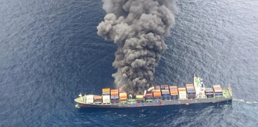 Vanhai 503 Ship Fire