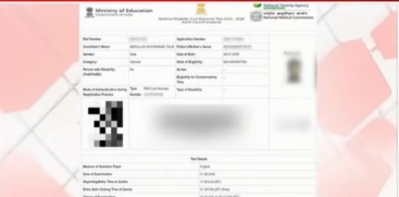 NTA Corrects Errors in Newly Issued Admit Cards