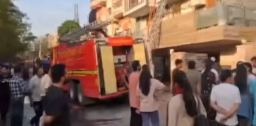 Fire at Delhi Residential Building